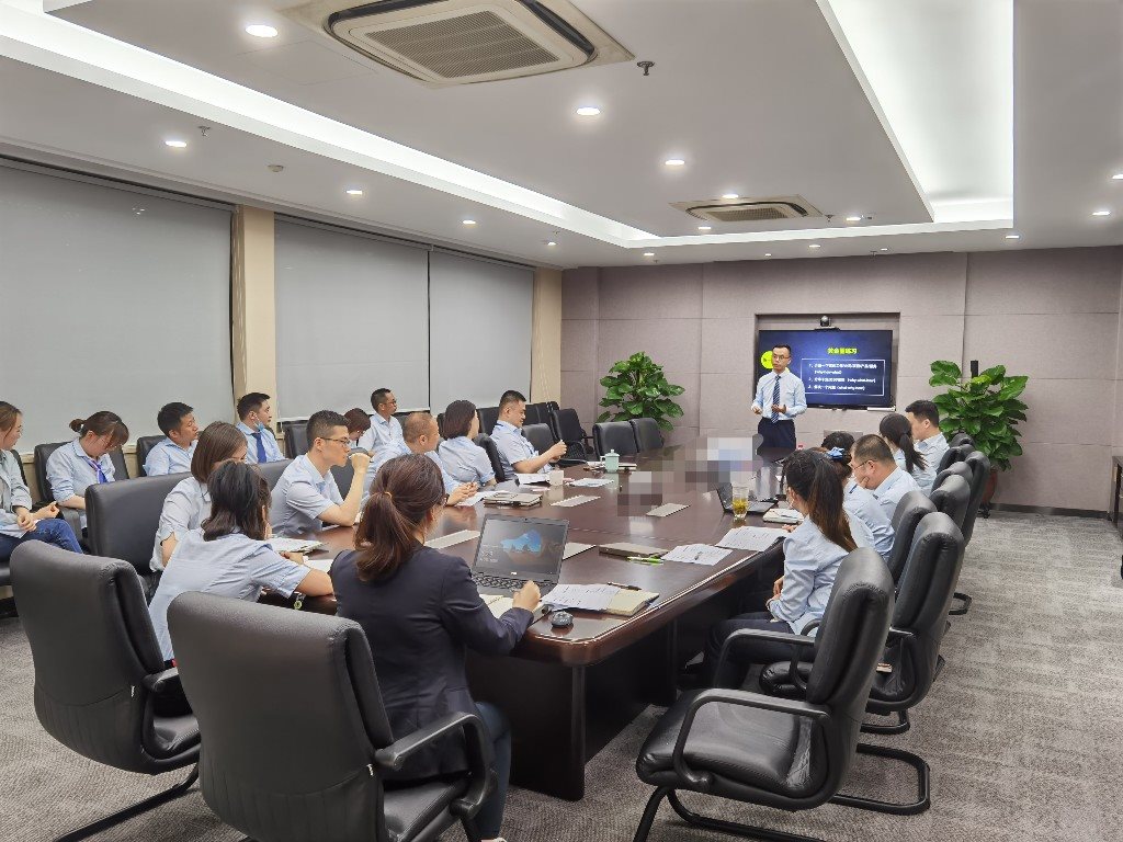 浦发银行企业培训现场